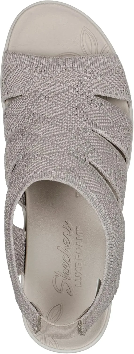 Skechers Women's Pier-lite-Memory Maker Wedge Sandal