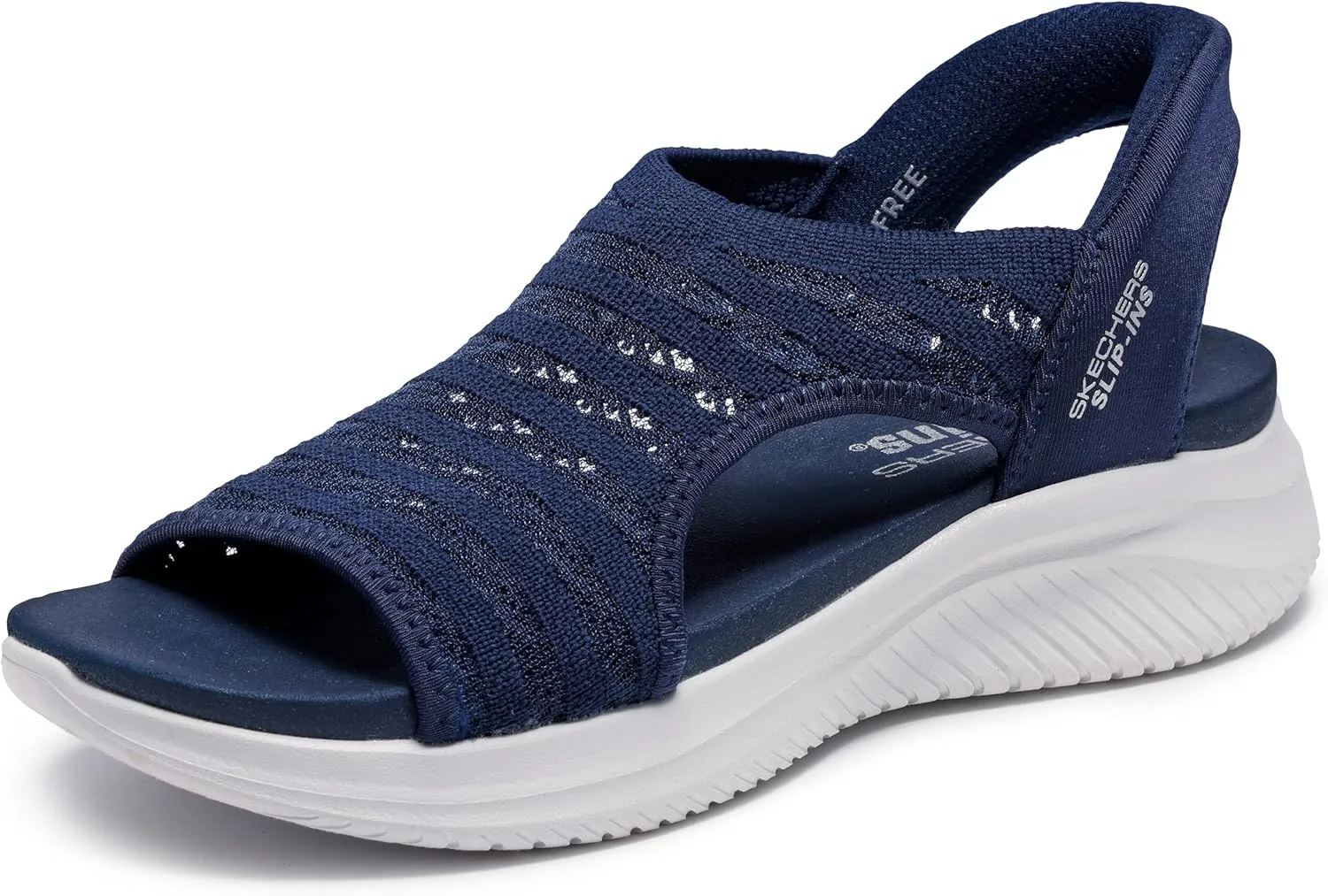 Skechers Women's Ultra Flex 3.0-Sun Warmth Hands Free Slip-ins Sandal