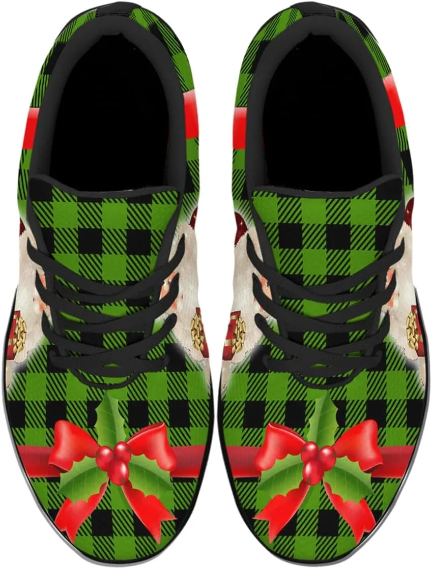 Sonzj-II Christmas Shoes Women Running Shoes Men Lightweight Walking Sneakers Mesh Athletic Sport Shoes