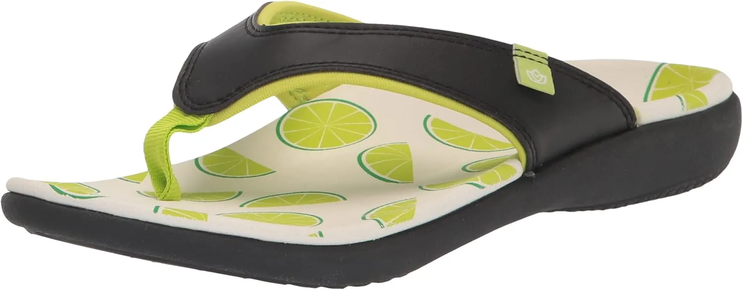 Spenco Women's Flip-Flop, Lime, 9