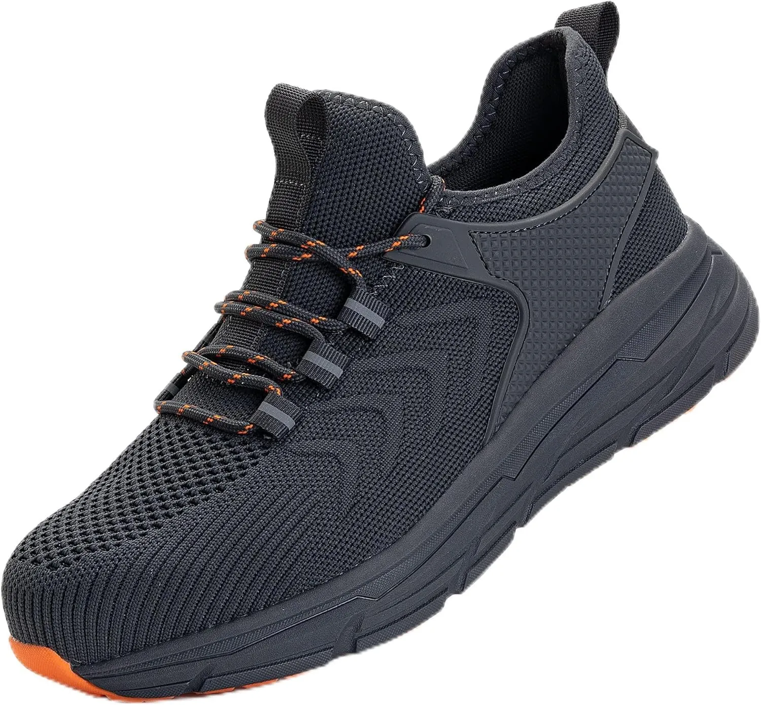 Steel Toe Shoes for Men Women,Slip On Work Safety Proof Sneakers Lightweight Comfortable for Resistant Industrial & Construction