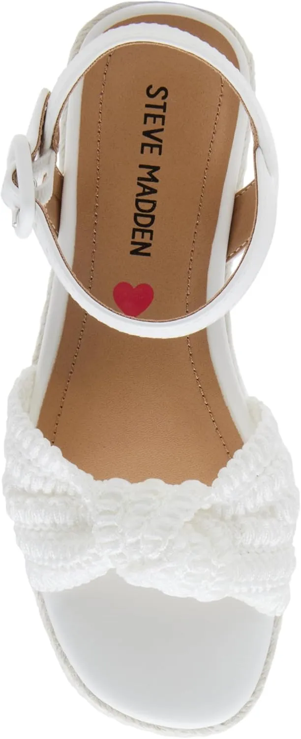 Steve Madden Girl's Cookie Espadrille Wedge Sandal