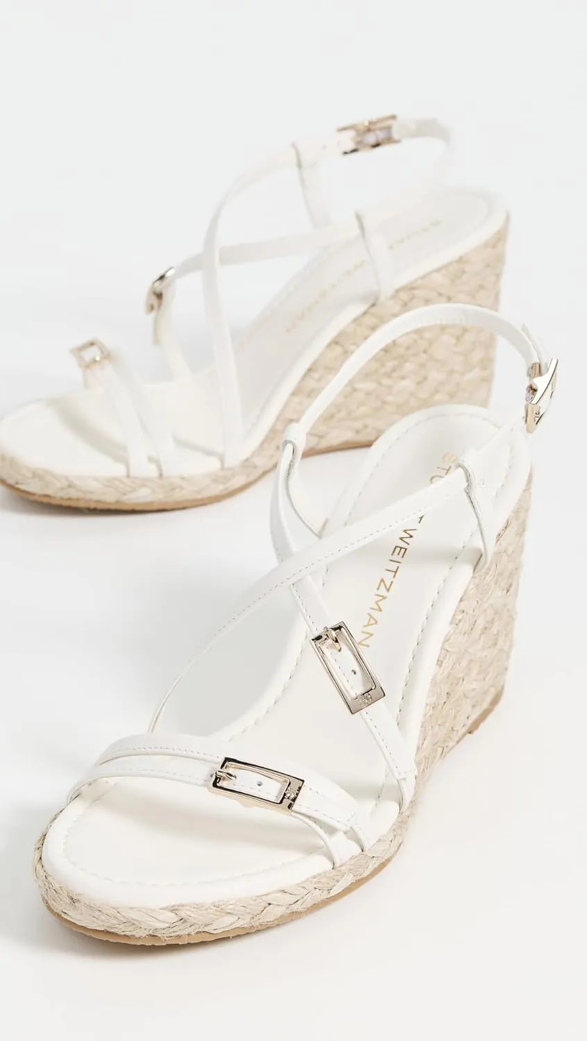 Stuart Weitzman Women's Georgie Espadrille Wedges