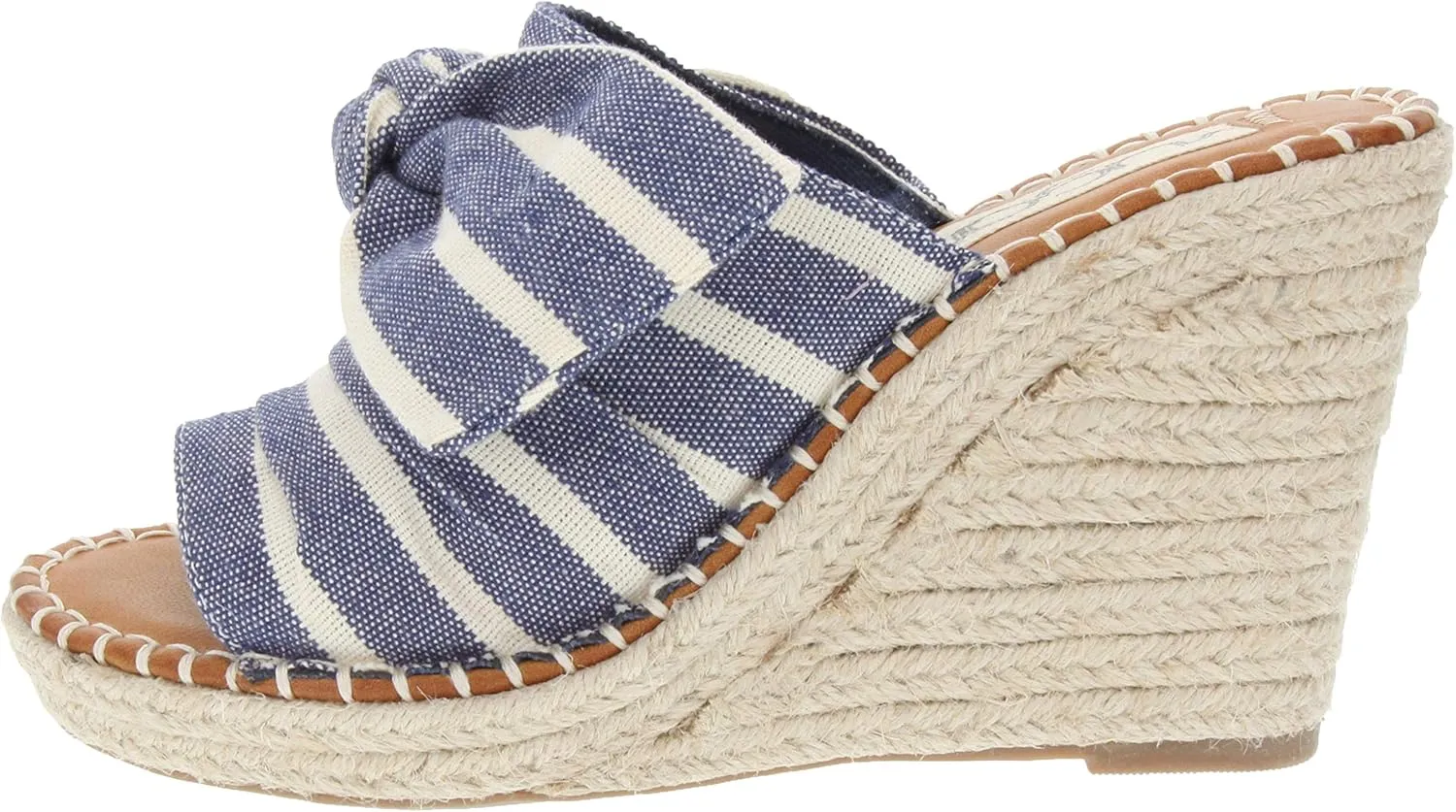 Sugar Women's Hundreds Espadrille Wedge Sandals with Knotty Bow Detail