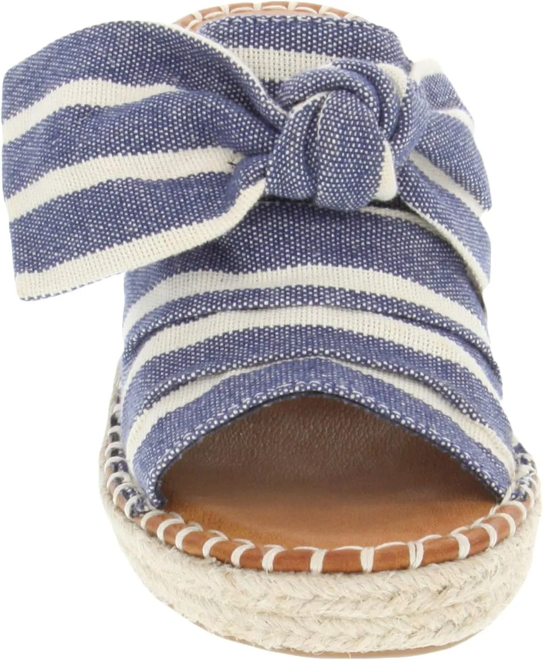 Sugar Women's Hundreds Espadrille Wedge Sandals with Knotty Bow Detail