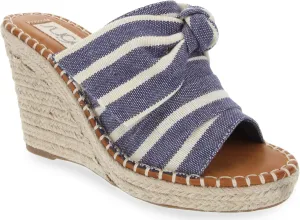 Sugar Women's Hundreds Espadrille Wedge Sandals with Knotty Bow Detail