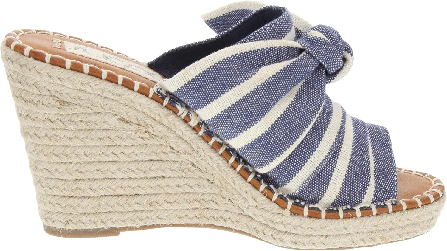 Sugar Women's Hundreds Espadrille Wedge Sandals with Knotty Bow Detail