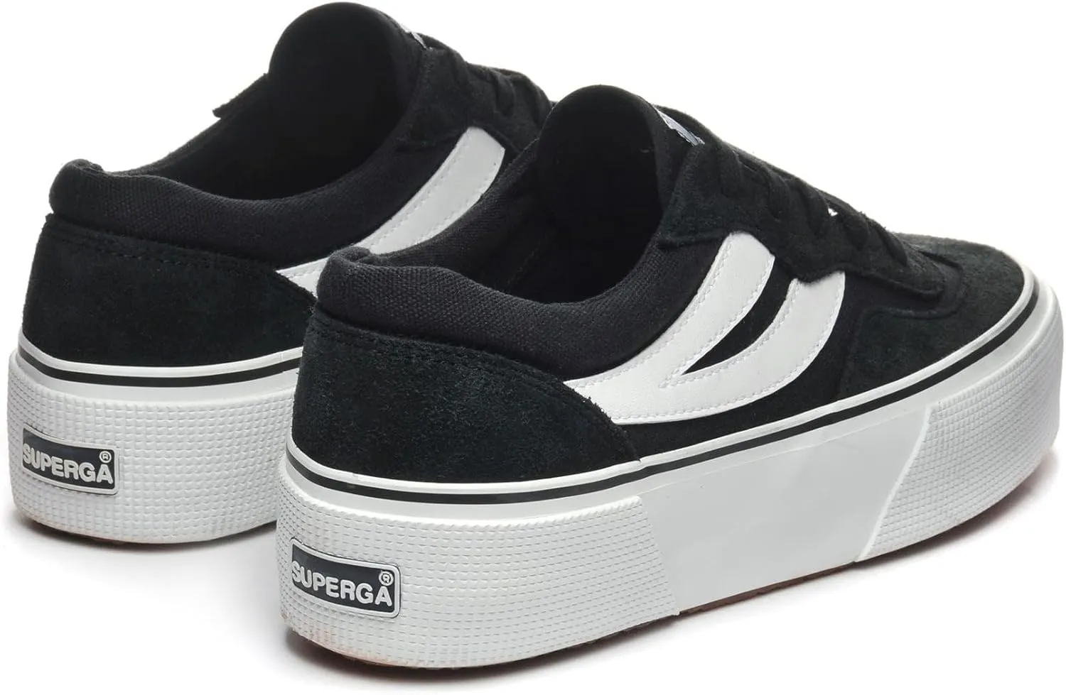 Superga Women's 3041 Revolley Colorblock Platform Sneaker