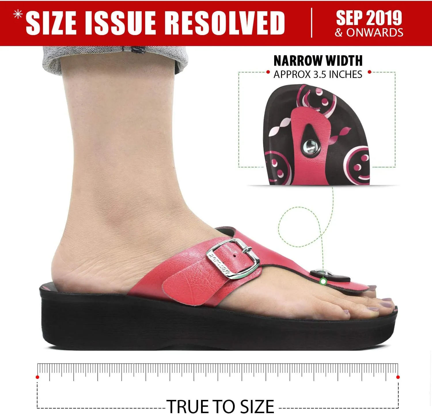 T-Bar Buckle Strap Sandals Flip Flop Slides for Women
