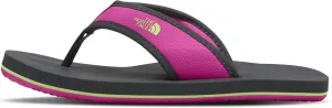 THE NORTH FACE Youth Base Camp Flip Flops, Vanadis Grey/Linaria Pink, 10