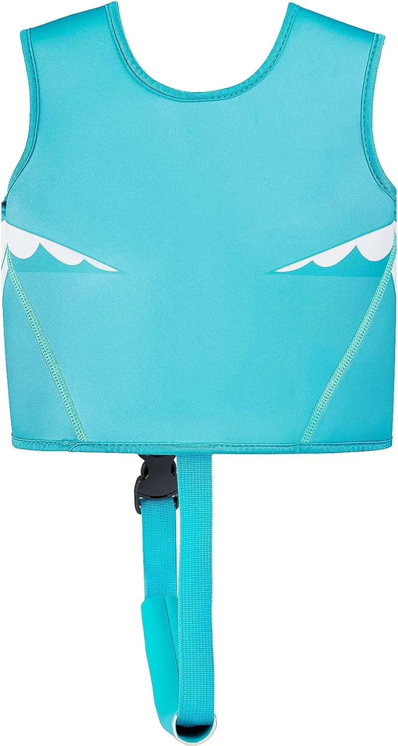 Toddler Swim Vest, Swim Jacket for Kids, Infant Swim Trainer Vest with Adjustable Safety Strap