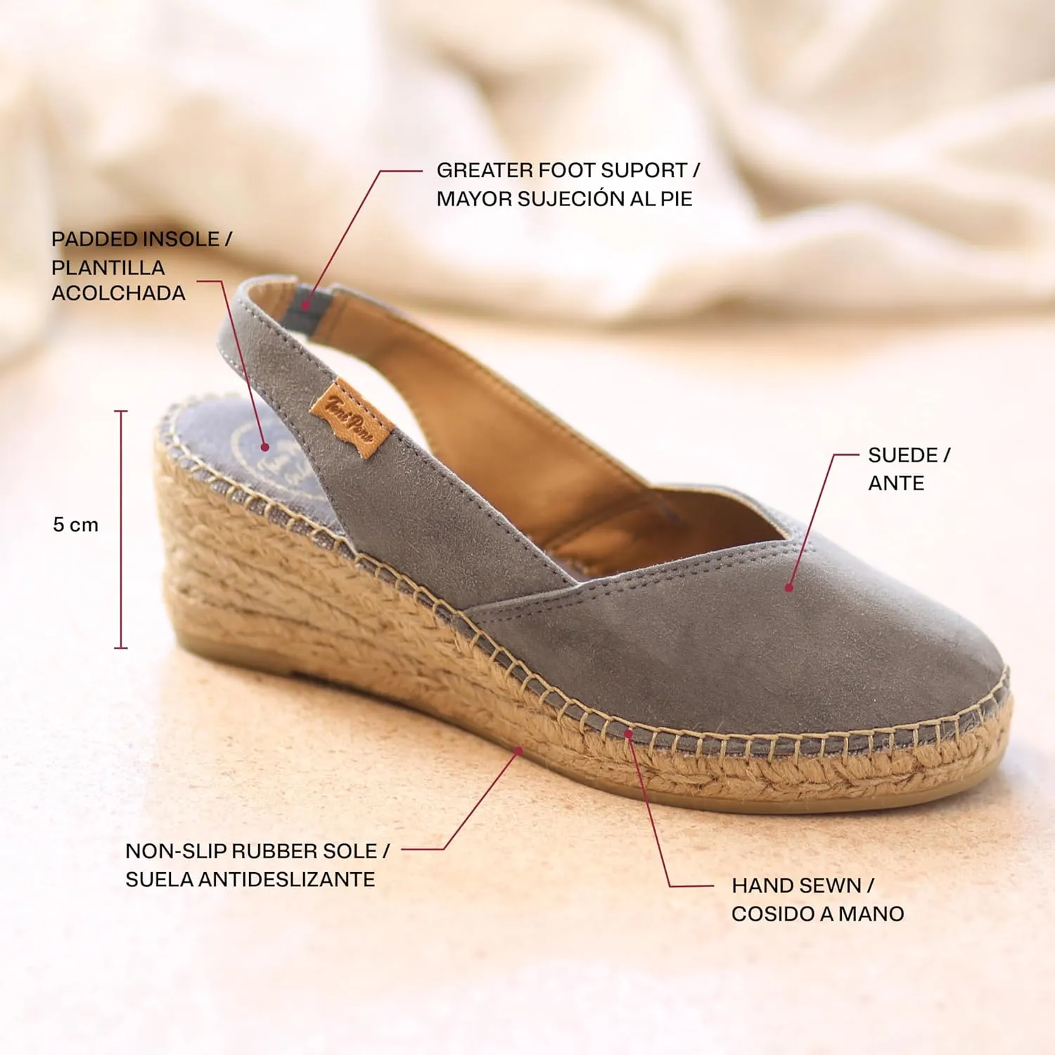 Toni Pons Women's Betty-a Espadrille Wedge Sandal