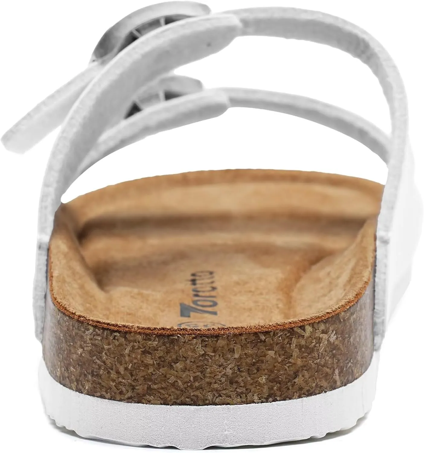 Torotto Kids Sandals Boys Girls Slide Summer Non-slip Cork Glitter Toddler Slippers with Adjustable Straps for Indoor & Outdoor