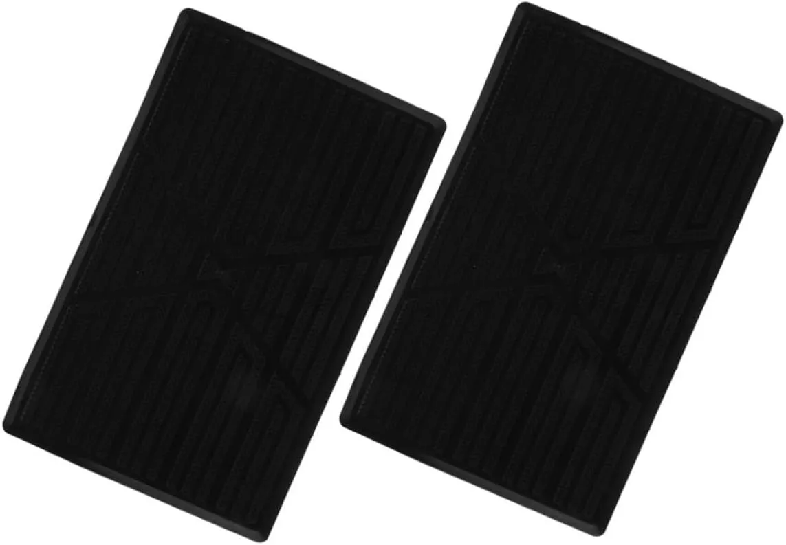 Vehicle Mat Protection 2pcs Car Floor Mats Patches Rubber Pedal Covers for Auto Carpet Front Rear Seat