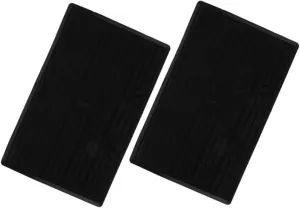 Vehicle Mat Protection 2pcs Car Floor Mats Patches Rubber Pedal Covers for Auto Carpet Front Rear Seat