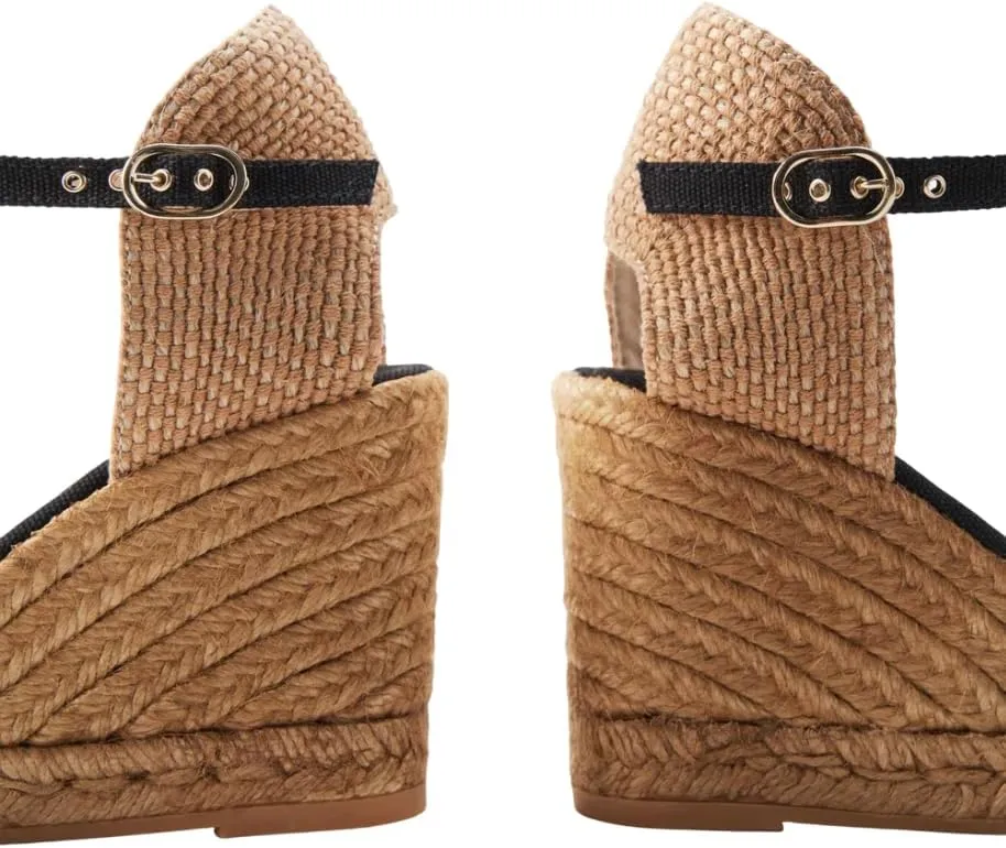 VISCATA Satuna Women's Sandals Espadrille Canvas Buckle Wedges