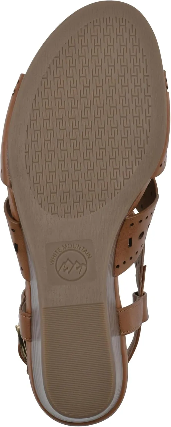 WHITE MOUNTAIN Women's Brush Up Wedge Sandal