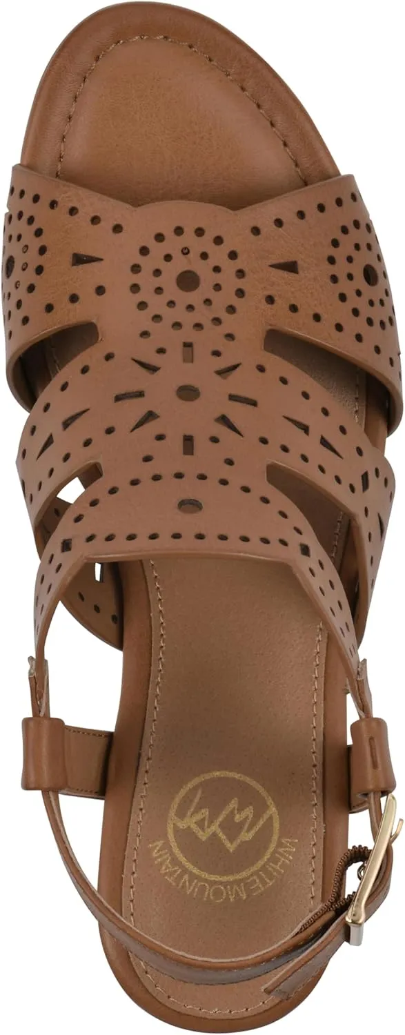 WHITE MOUNTAIN Women's Brush Up Wedge Sandal