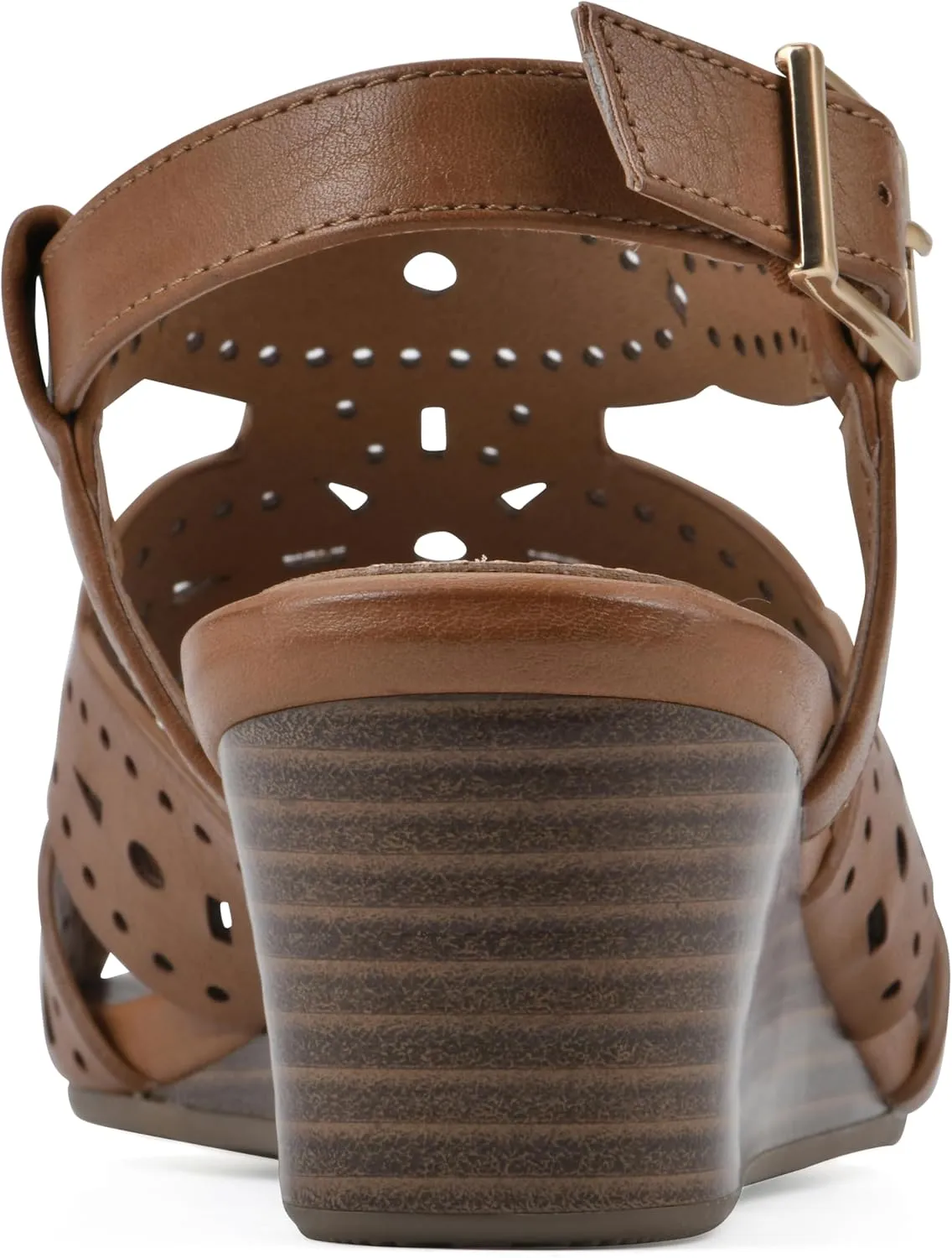 WHITE MOUNTAIN Women's Brush Up Wedge Sandal