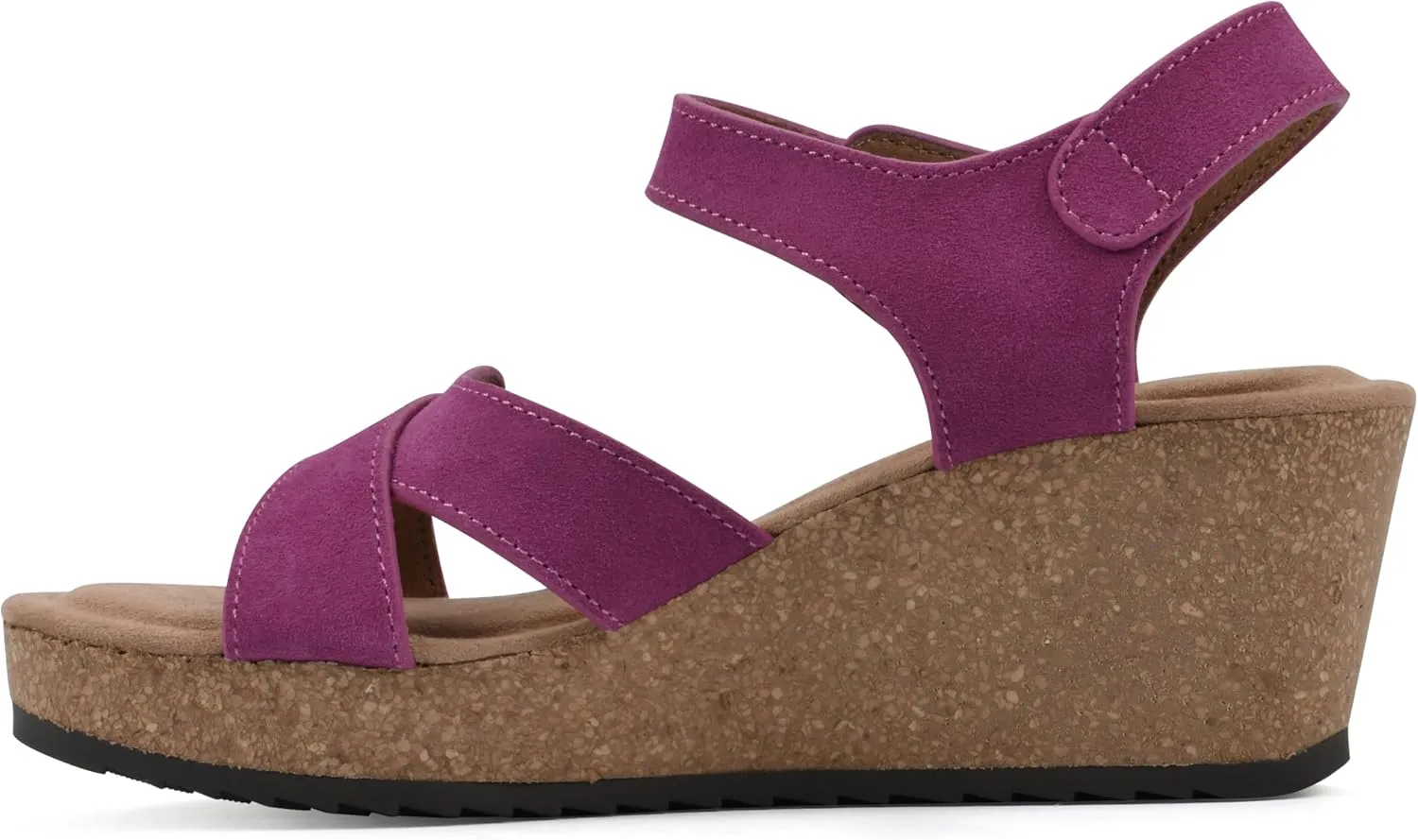 WHITE MOUNTAIN Women's Prezo Wedge Sandal
