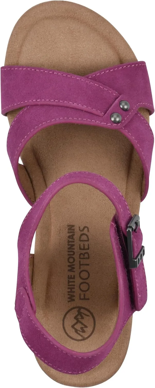 WHITE MOUNTAIN Women's Prezo Wedge Sandal