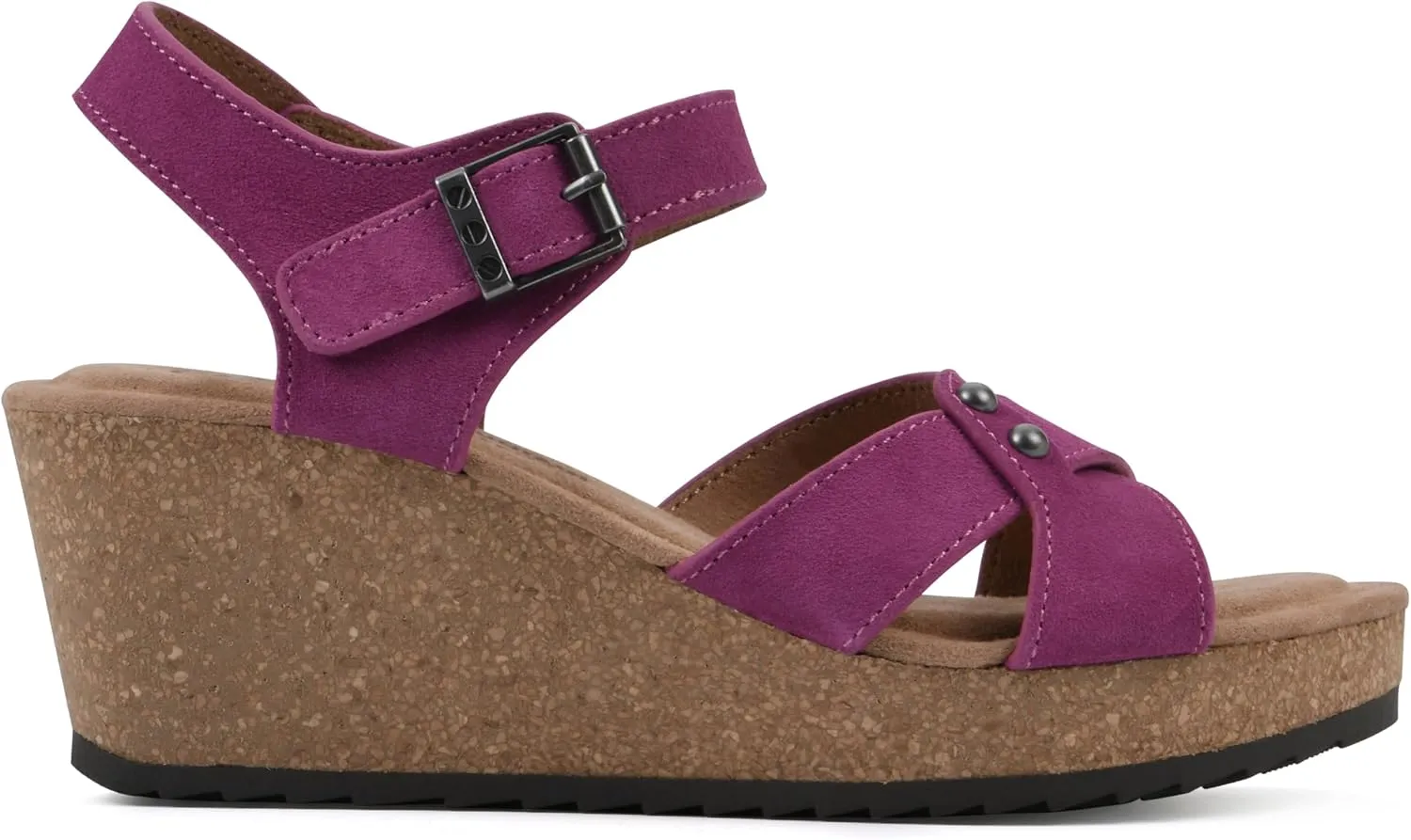 WHITE MOUNTAIN Women's Prezo Wedge Sandal