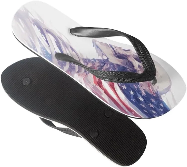 Women Geometry Flip Flop Sandal, Sunset Butterfly Hotel Travel Footwear Lotus Comfort Slippers Flip Flop Sandals
