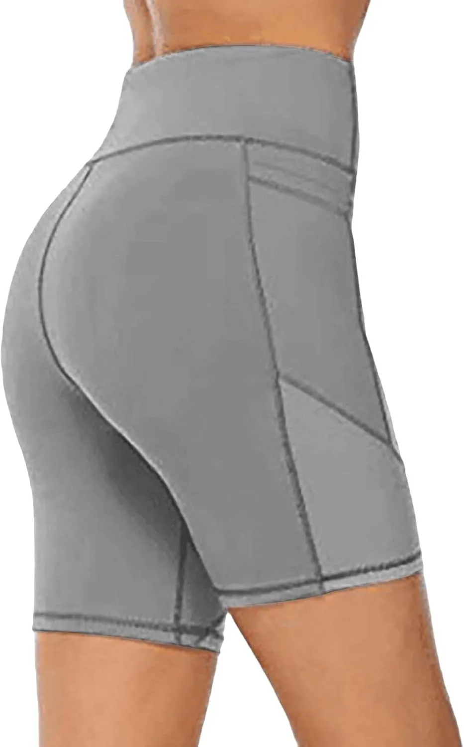 Women Workout Impact Shorts Women's High Waist Yoga Short Abdomen Training Running Yoga Pants Features Workout Yoga