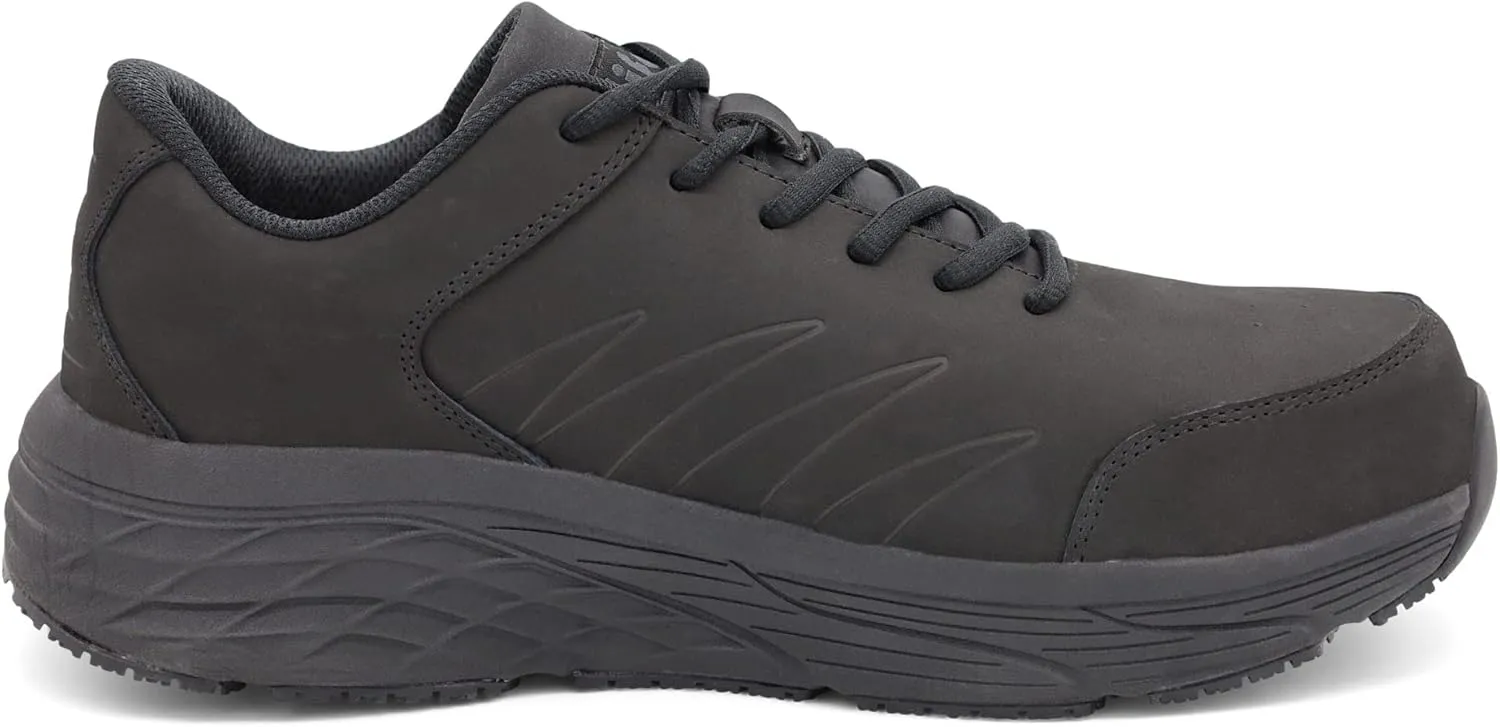 Women’s Comfort Core Leather Composite Toe Industrial Safety Shoes for Women Work Sneakers Comfortable Slip Resistant Electric Hazard Protection Metal Free