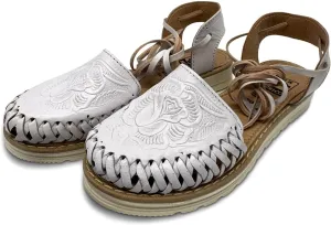 Women’s Lace Up Leather Sandals, Authentic Mexican Huarache Sandals
