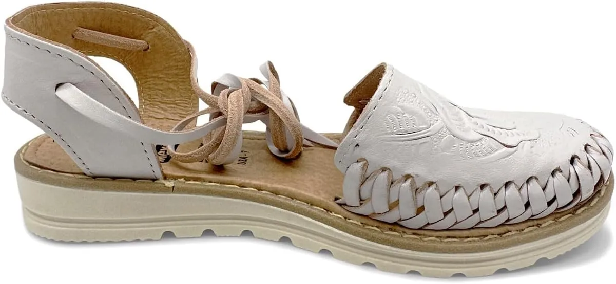 Women’s Lace Up Leather Sandals, Authentic Mexican Huarache Sandals