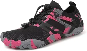 Women's Minimalist Trail Running Barefoot Shoes Hiking Water Shoes for Men Zero Drop Sole Trail Running Shoes Lightweight Cross-Trainer for Wrestling Boxing Weightlifting