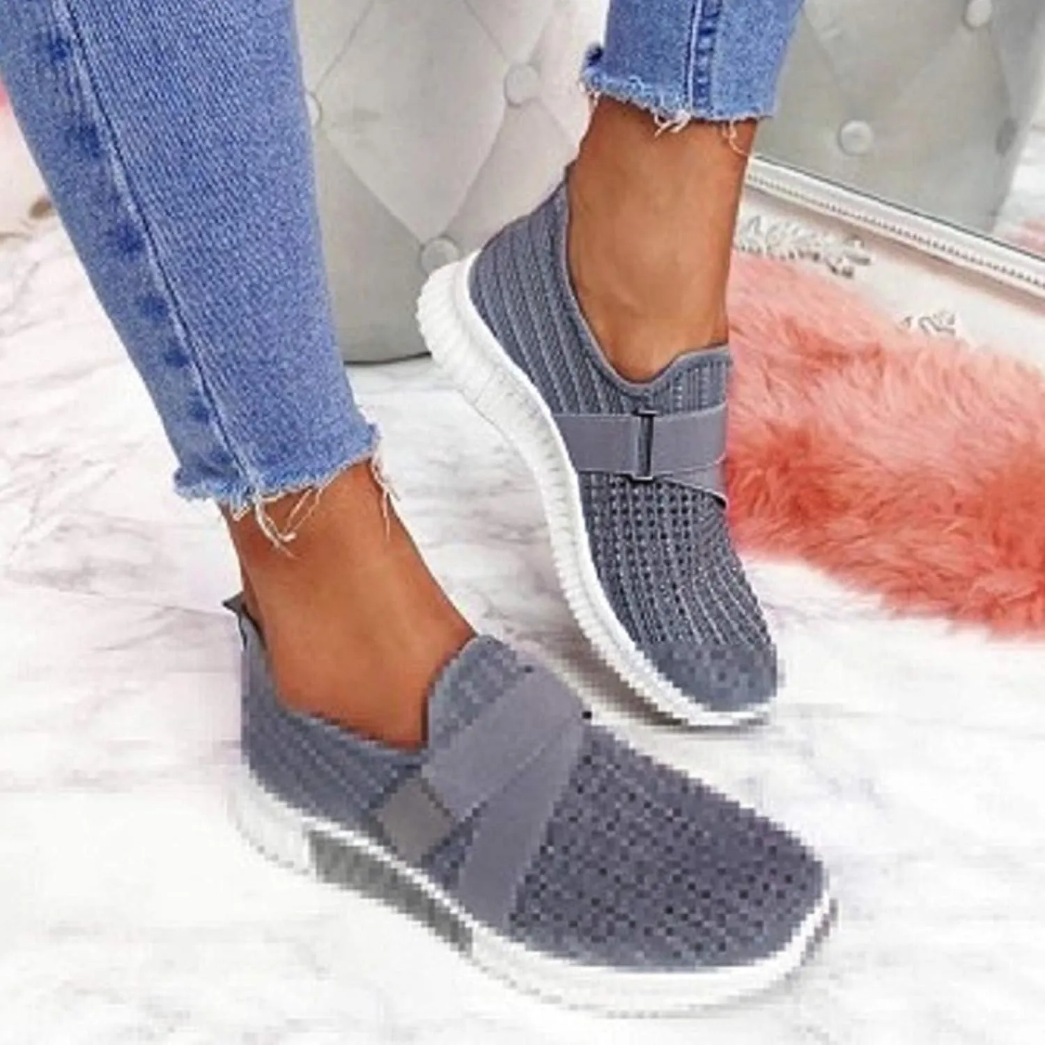 Womens Running Shoes Slip-on Walking Sneakers Mens Tennis Shoes Casual Casual Shoes for Fall Casual Sneakers Waterproof Tennis Shoe Cross Trainer Shoe