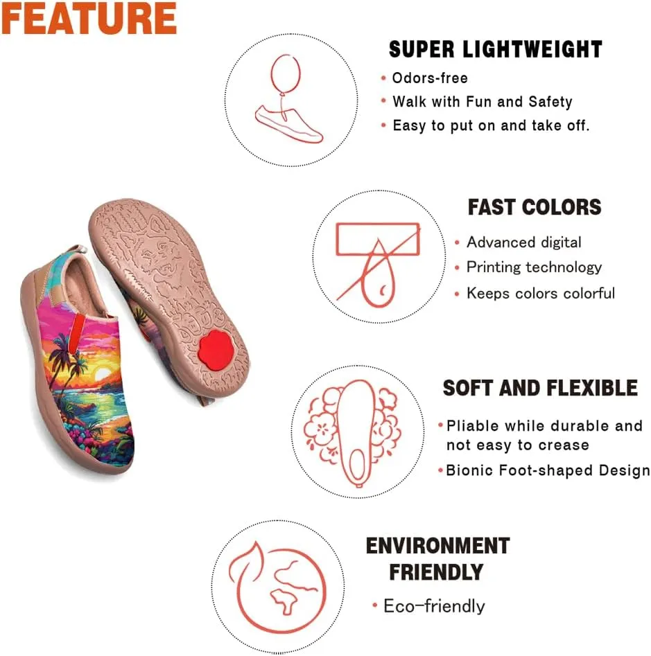 Women's Walking Travel Shoes Slip On Microfiber Casual Loafers Lightweight Comfort Fashion Sneaker