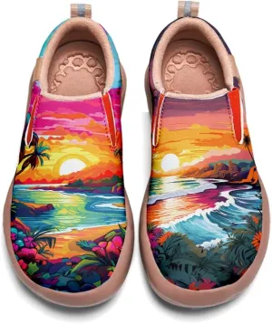 Women's Walking Travel Shoes Slip On Microfiber Casual Loafers Lightweight Comfort Fashion Sneaker