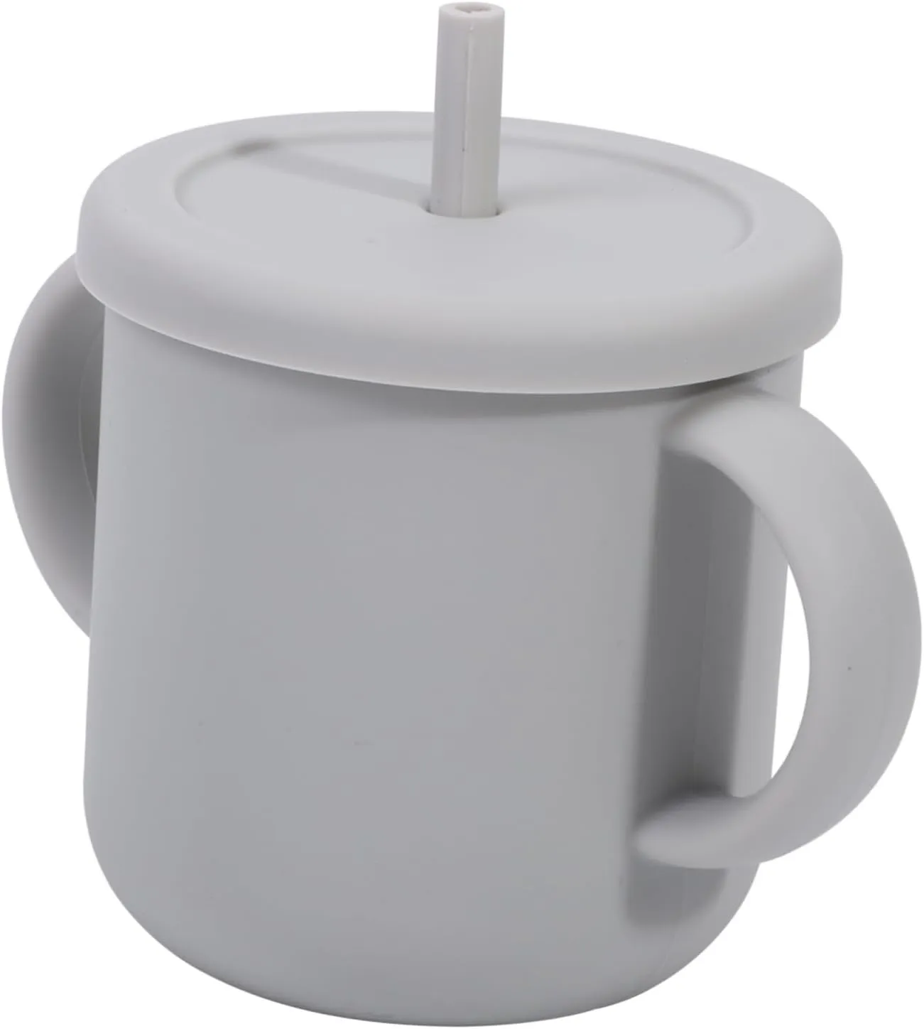 Yardwe Straw Cup with Handles Silicone Cup Trainer for Independent Drinking for Transitioning From Bottle