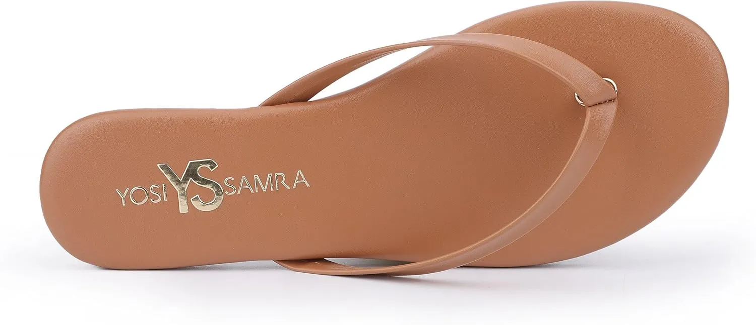 Yosi Samra Vegan Leather Flip Flop for Women, Rivington