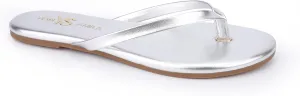 Yosi Samra Vegan Leather Flip Flop for Women, Rivington