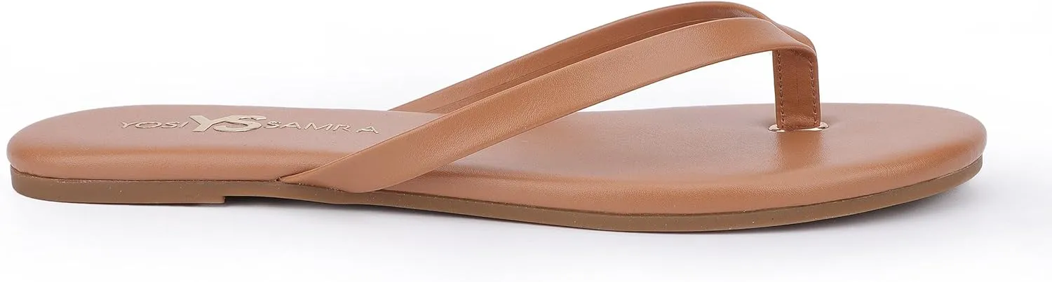 Yosi Samra Vegan Leather Flip Flop for Women, Rivington