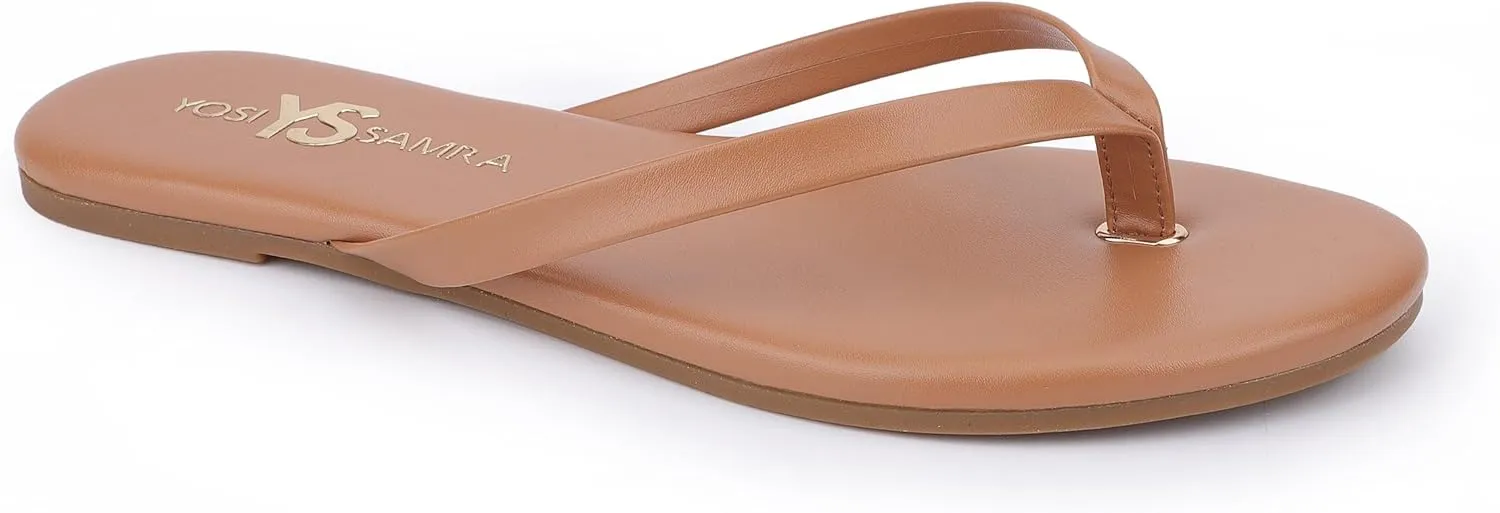 Yosi Samra Vegan Leather Flip Flop for Women, Rivington